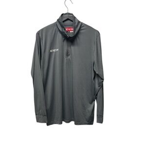 CCM‎ Gray Long Sleeve Pullover.  Hockey